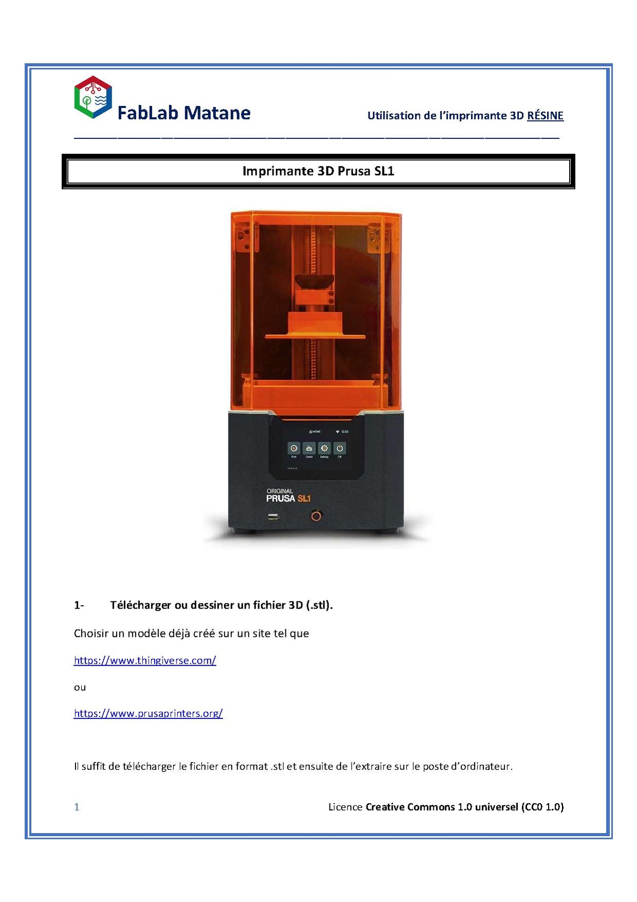 Guide Impression 3D Résine Prusa SL1.pdf