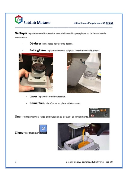 Fichier:Guide pour Prusa SL1S par Fablab Matane.pdf