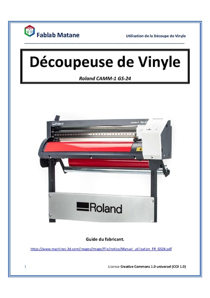 Fichier:Guide utilisation Découpe Vinyle Roland.pdf